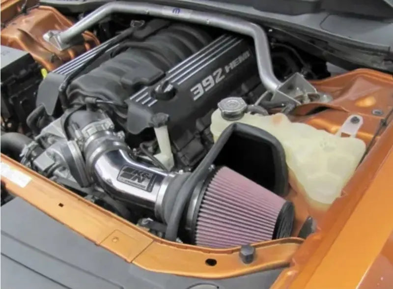 K&N Typhoon Polished Cold Air Intake 2011-2023 Challenger/Charger 392 - Speedlogix