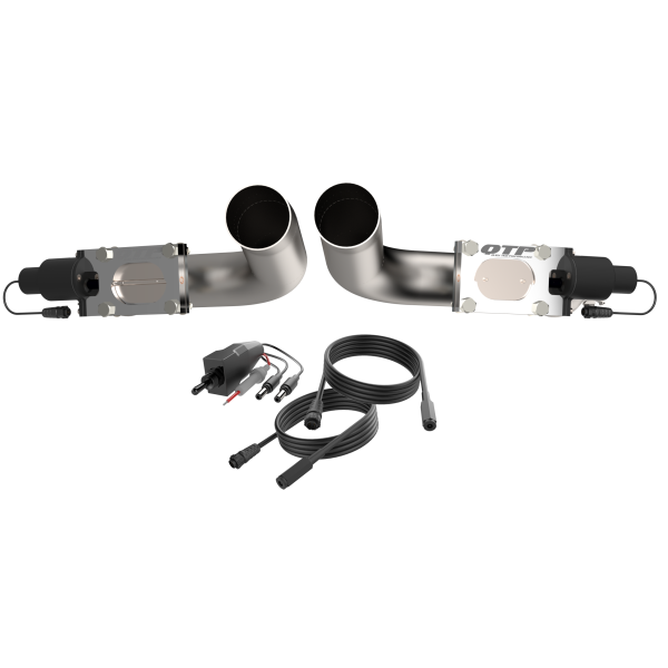 QTP Aggressor Electric Cutout Pipes 2011-2023 Challenger/Charger 5.7L - Speedlogix