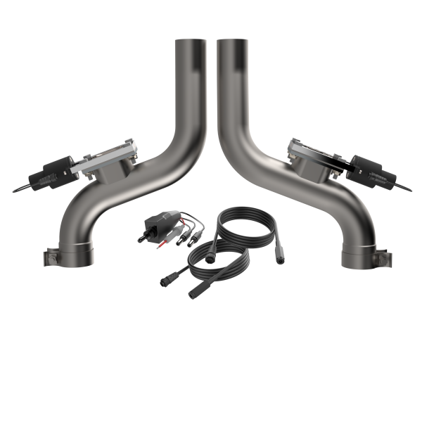 QTP Aggressor Electric Cutout Pipes 2011-2023 Challenger/Charger 5.7L - Speedlogix