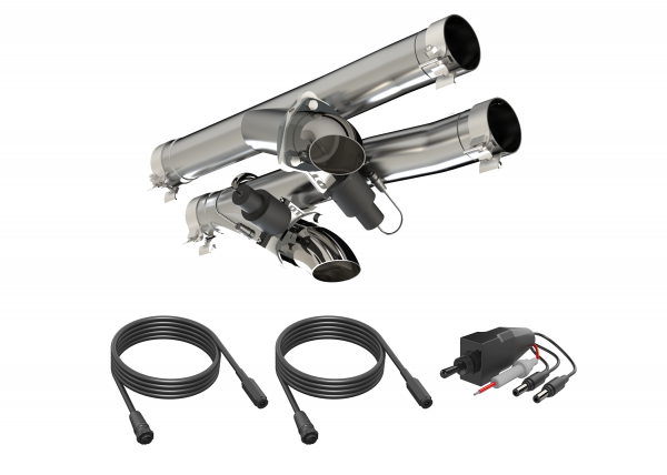 QTP Aggressor Electric Cutout Pipes 2021-2023 TRX - Speedlogix