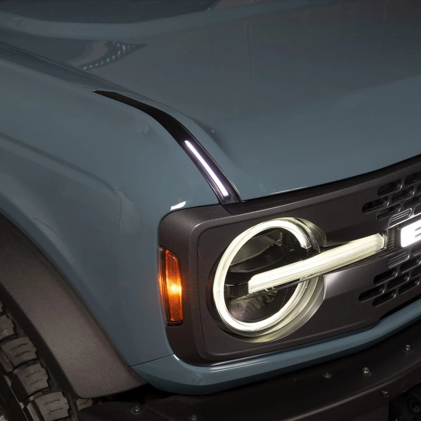 Putco Luminix DRL LED Lights Hood Limbs Bronco 2021-2025 - Speedlogix