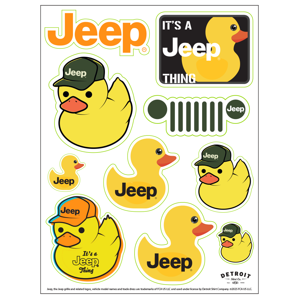 Sticker - Jeep® Duck - Sheet
