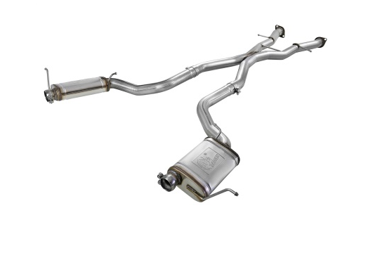 aFe MACH Force-Xp Cat-Back Exhaust, 409 Stainless, Mufflers 2012-2021 Grand Cherokee 6.2L/392/6.4L - Speedlogix