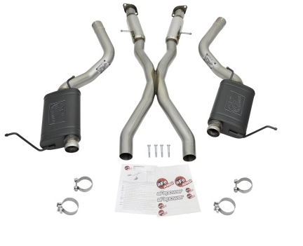 aFe MACH Force-Xp Cat-Back Exhaust, 304 Stainless, Resonators 2012-2021 Grand Cherokee 6.2L/392/6.4L - Speedlogix