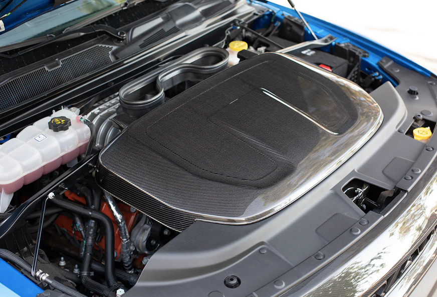 AC Carbon Fiber Engine Cover 2021-2023 TRX - Speedlogix