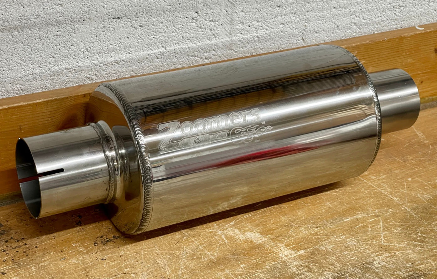 Zoomers Exhaust 3" Muffler - Speedlogix
