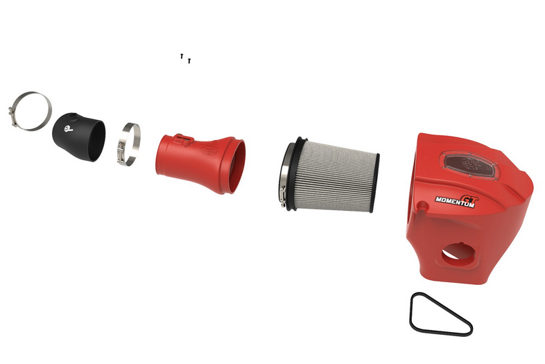 aFe Momentum GT Red Cold Air Intake, Pro DRY S Filter 2015-2016 Challenger/Charger 6.2L - Speedlogix