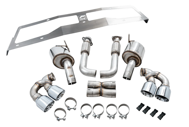AWE Touring Edition Cat-Back Exhaust, Chrome Tips 2020-2023 Corvette - Speedlogix
