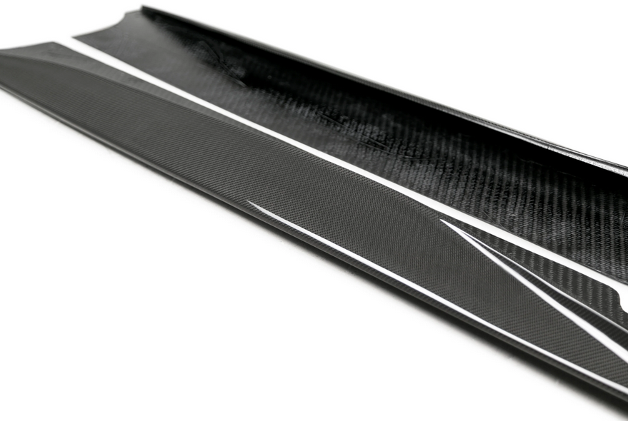 AC Carbon Fiber Side Skirt Extensions 2020-2023 Corvette