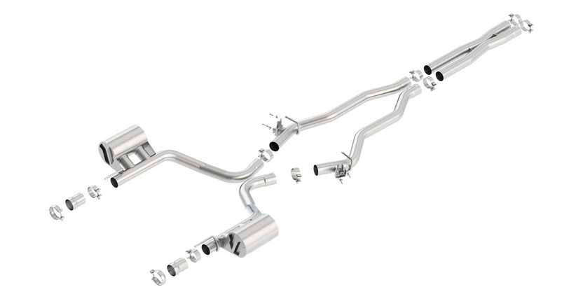 Borla ATAK Cat-Back Exhaust, Valve Simulators 2015-2023 Charger 392/6.4L - Speedlogix