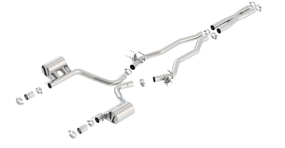 Borla ATAK Cat-Back Exhaust, Valved 2015-2023 Challenger 392/6.4L