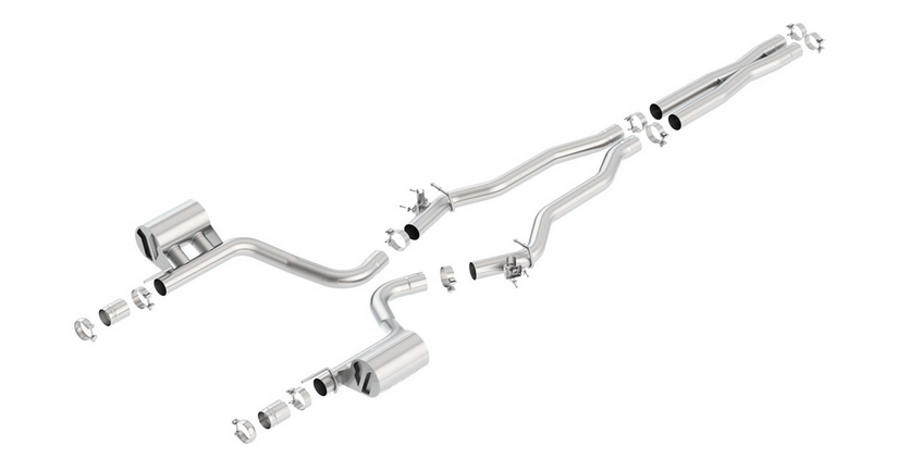 Borla ATAK Cat-Back, Valve Simulators 2015-2023 Charger 6.2L - Speedlogix