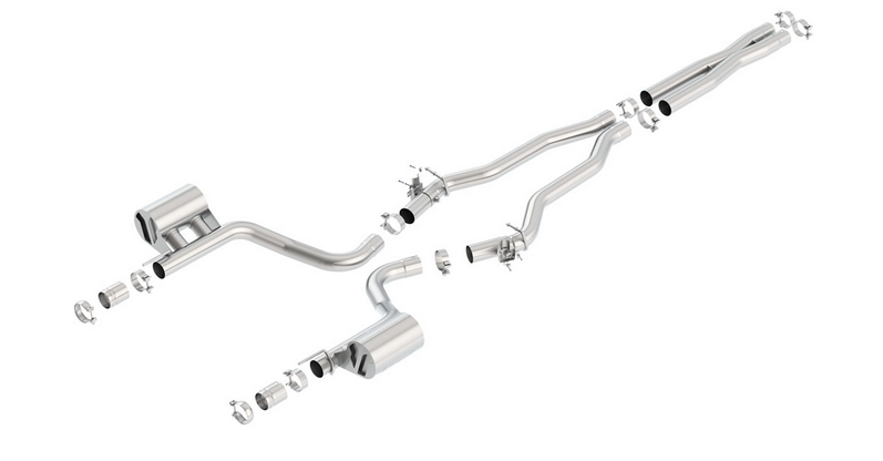 Borla ATAK Cat-Back Exhaust, Valved 2015-2023 Charger 6.2L