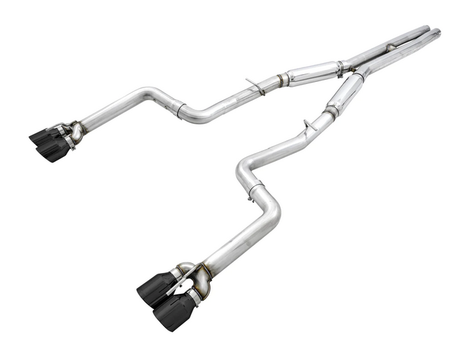 AWE Track Cat-Back Exhaust, Black Tips 2015-2023 Challenger 6.2L/ 392/6.4L - Speedlogix
