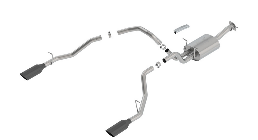 Borla ATAK Cat-Back Exhaust, Black Tips 2019-2023 Ram 1500