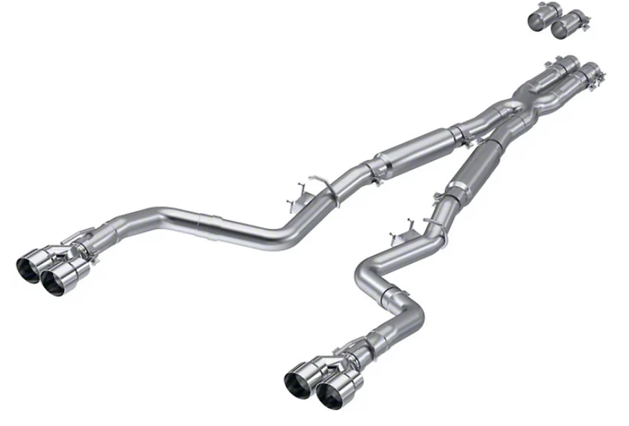 MBRP 3" Armor Lite Street Cat-Back Exhaust, Stainless Tips 2015-2023 Challenger 5.7L,6.2L,392,6.4L - Speedlogix