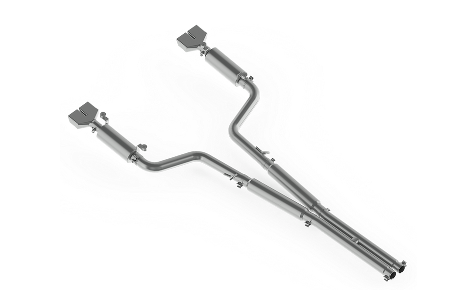 MBRP 3" Armor Plus Race Cat-Back Exhaust, Stainless Tips 2009-2014 Challenger 5.7L - Speedlogix