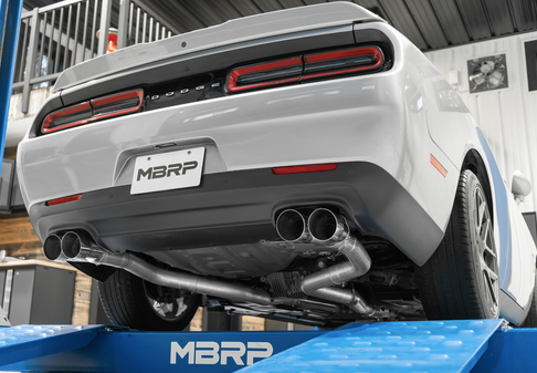 MBRP 3" Armor Lite Street Cat-Back Exhaust, Stainless Tips 2015-2016 Challenger 5.7L - Speedlogix