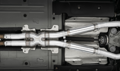 MBRP 3" Armor Pro Street Cat-Back Exhaust, Carbon Tips 2015-2016 Challenger 5.7L - Speedlogix