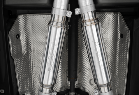 MBRP 3" Armor Pro Street Cat-Back Exhaust, Carbon Tips 2015-2016 Challenger 5.7L - Speedlogix