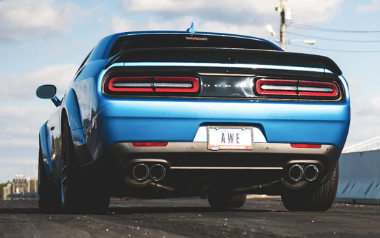 AWE Touring Cat-Back Exhaust, Chrome Tips 2015-2023 Challenger 6.2L/392/6.4L