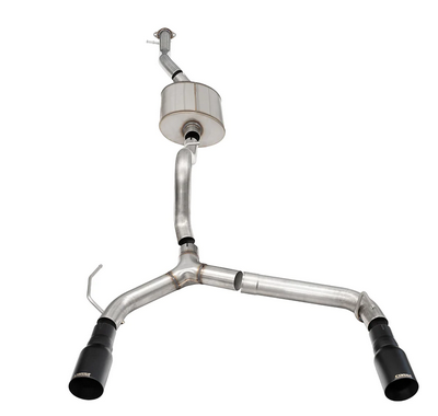 Corsa Sport Cat-Back Exhaust, Black Tips, 4-door 2021-2023 Bronco 2.7L - Speedlogix