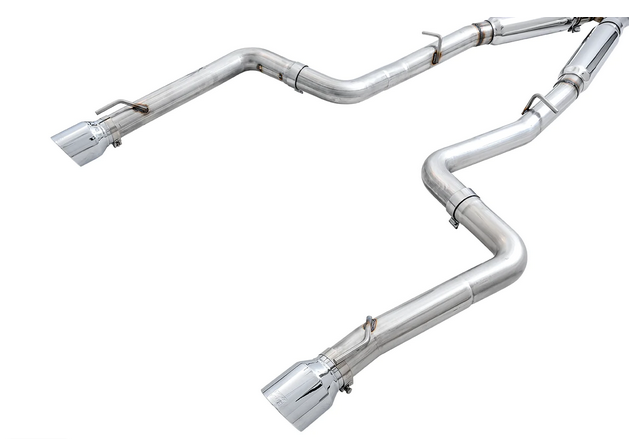 AWE Track Cat-Back Exhaust, Chrome Tips 2015-2023 Charger 6.2L/392/6.4L