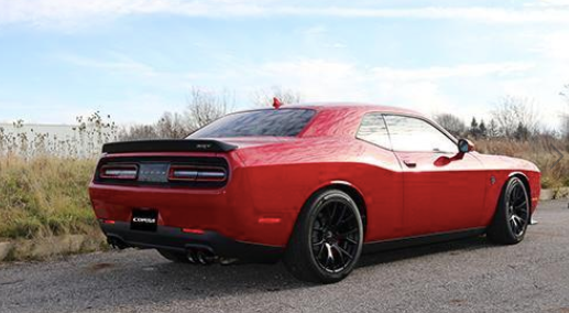 Corsa Xtreme Cat-Back Exhaust, Black Dual Tips 2015-2023 Challenger 6.2L/392/6.4L - Speedlogix