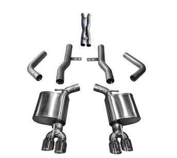 Corsa Xtreme Cat-Back Exhaust, Polished Tips 2017-2023 Challenger 5.7L