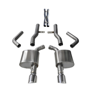 Corsa Xtreme Cat-Back Exhaust, Polished Tips 2017-2023 Charger 5.7L - Speedlogix