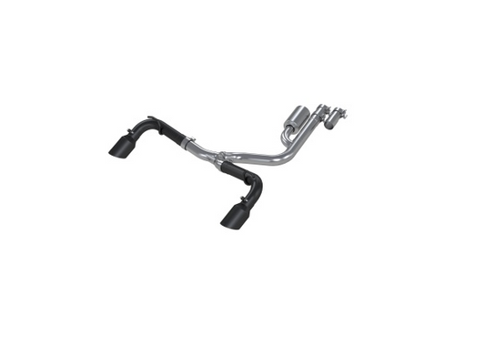 MBRP Armor BLK Street Axle-Back Exhaust 2021-2023 Bronco 1.5L/2.0L - Speedlogix