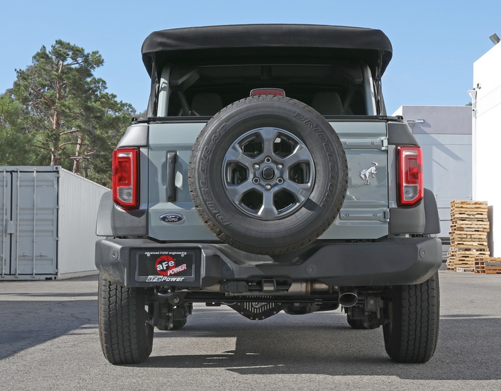 aFe Apollo GT Cat-Back Exhaust System, Polished Tips 2021-2023 Bronco 2.3L/2.7L - Speedlogix