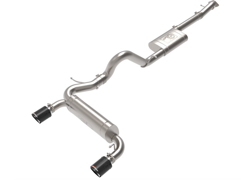 aFe Vulcan Cat-Back Exhaust, Carbon Tips 2021-2023 Brocno 2.3L/2.7L