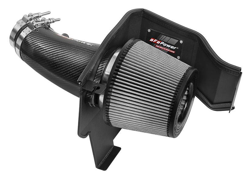 aFe Track Carbon Cold Air Intake, Pro Dry S Filter 2011-2023 Challenger/Charger 392/6.4L - Speedlogix