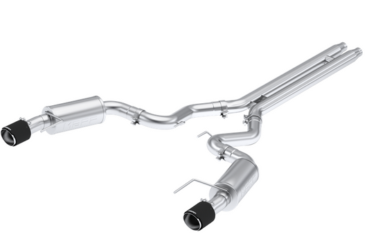 MBRP Armor Pro Street Cat-Back Exhaust, Carbon Tips 2024 Mustang 5.0L - Speedlogix