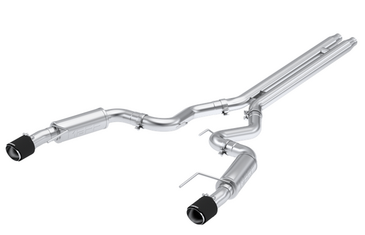 MBRP Armor Pro Race Cat-Back Exhaust, Carbon Tips 2024 Mustang 5.0L