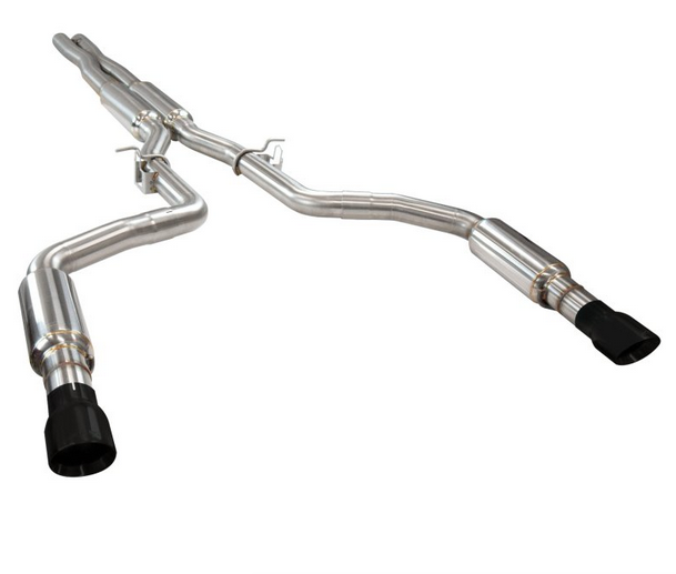 Kooks Cat-Back Exhaust, Black Tips 2018-2023 Charger 392/6.4L - Speedlogix