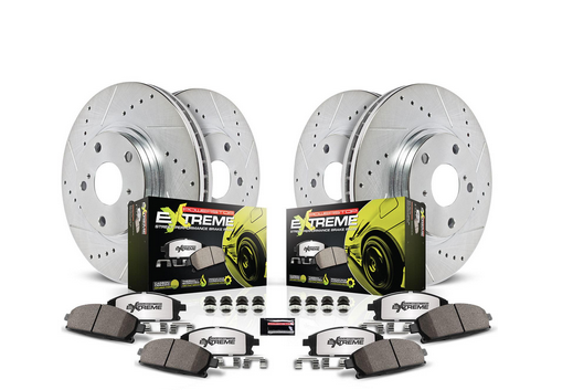 PowerStop Z26 Front & Rear Brake Pad & Rotor Kit 2005-2023 Challenger/Charger 5.7L