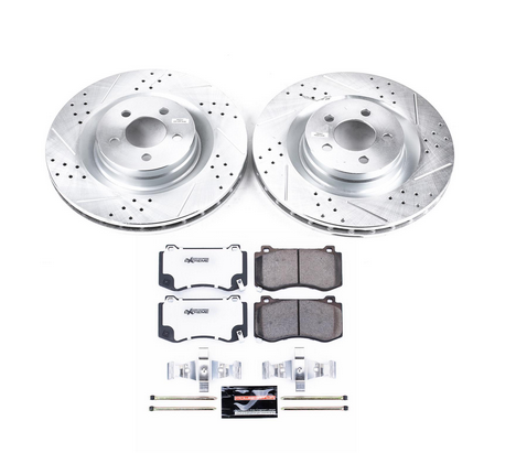 PowerStop Z26 Front Brake Pad & Rotor Kit 2005-2023 Challenger/Charger (4-Piston)