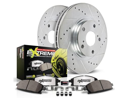 PowerStop Z26 Front Brake Rotor+Pad Kit 2015-2020 Challenger/Charger (6-Piston)