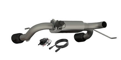 QTP Screamer Axle-Back, Black Tips 2021-2023 Bronco 2.3L/2.7L