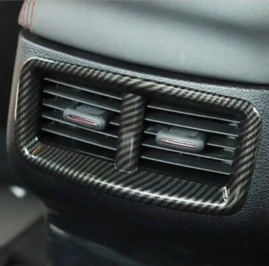 Speedlogix Carbon Print Rear A/C Vent Trim 2015-2023 Challenger - Speedlogix