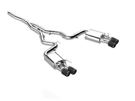 MBRP Armor Pro Race Cat-Back Exhaust, 4" Carbon Tips 2024 Mustang 5.0L