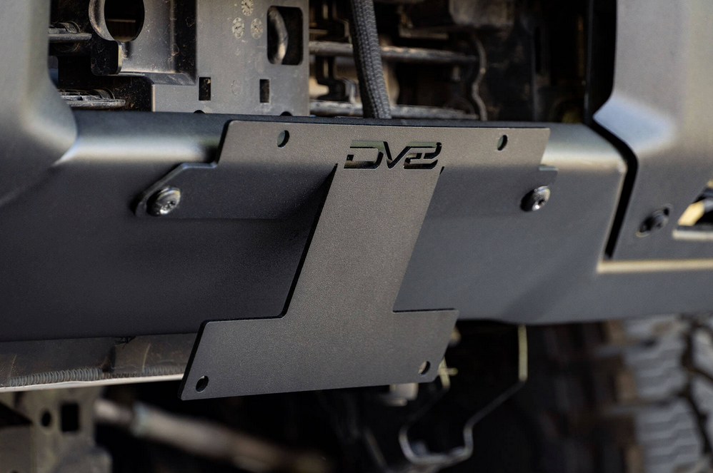 DV8 Factory Front Bumper License Relocation Bracket 2021-2023 Bronco