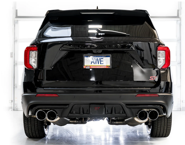 AWE Touring Cat-Back Exhaust, Chrome Tips 2020-2024 Explorer ST