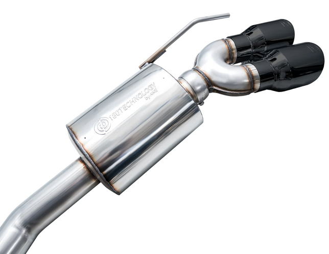 AWE Touring Cat-Back Exhaust, Black Tips 2020-2024 Explorer ST