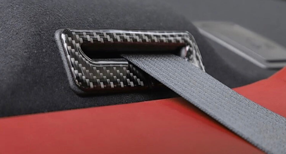 Speedlogix Carbon Print Seat Belt Guides 2015-2023 Challenger