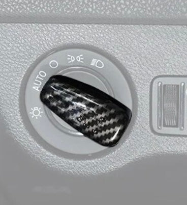 Speedlogix Carbon Print Headlight Knob Cover 2015-2023 Challenger
