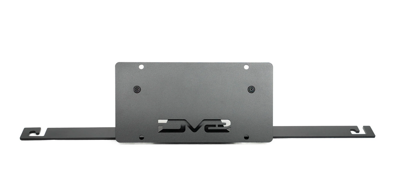 DV8 Capable Bumper Slanted Front License Plate Mount