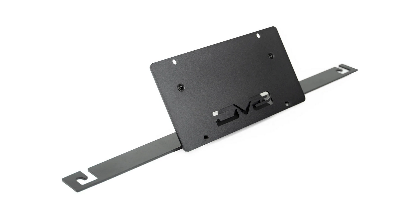 DV8 Capable Bumper Slanted Front License Plate Mount